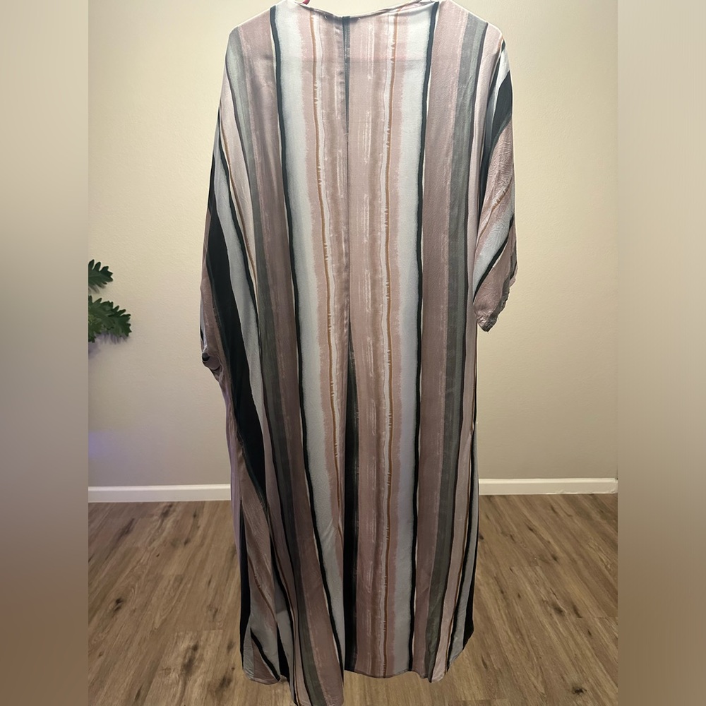 Torrid Size 1/2 1x 2x Multi Stripe Challis Hi-Lo … - image 6